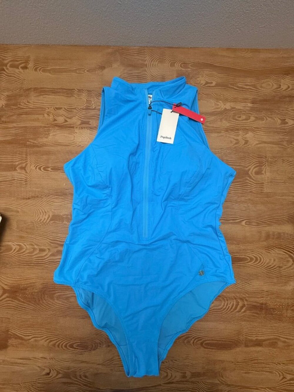 Popilush One-Piece Shapewear Swimsuit Blue XXL - 1511